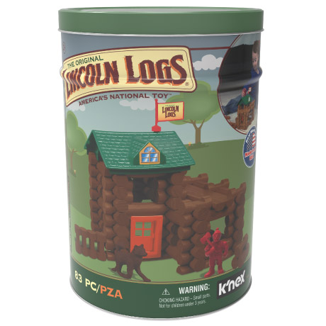 00837 Lincoln Logs Fort Red Pine