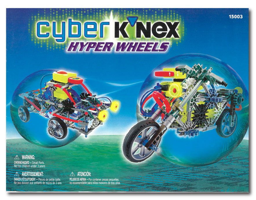15003 Cyber KNEX Hyper Wheels Instructions