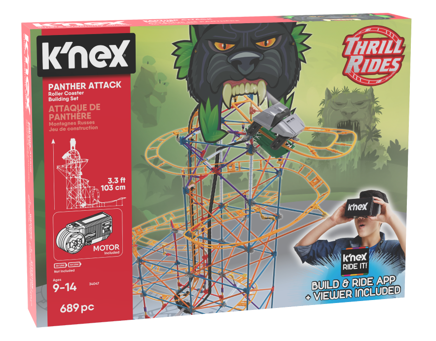 34047 KNEX Panther Attack Roller Coaster Alt