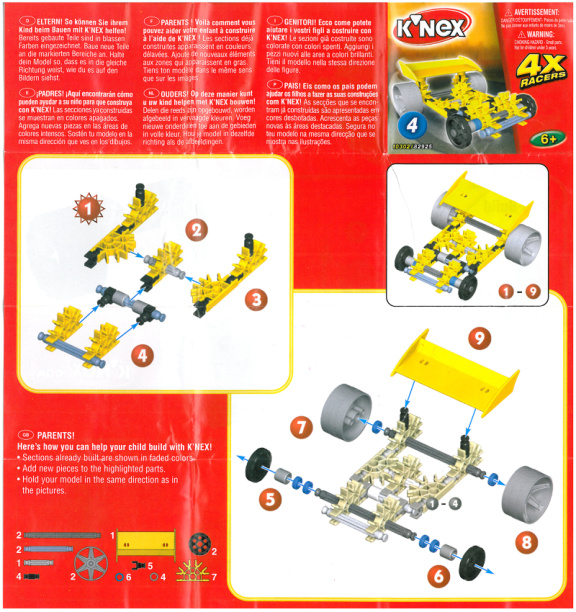 4X Racers Yellow 10302