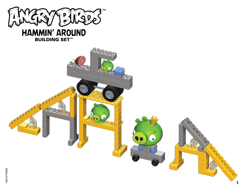 Angry Birds Hammin Around Alt with Part Count 72614