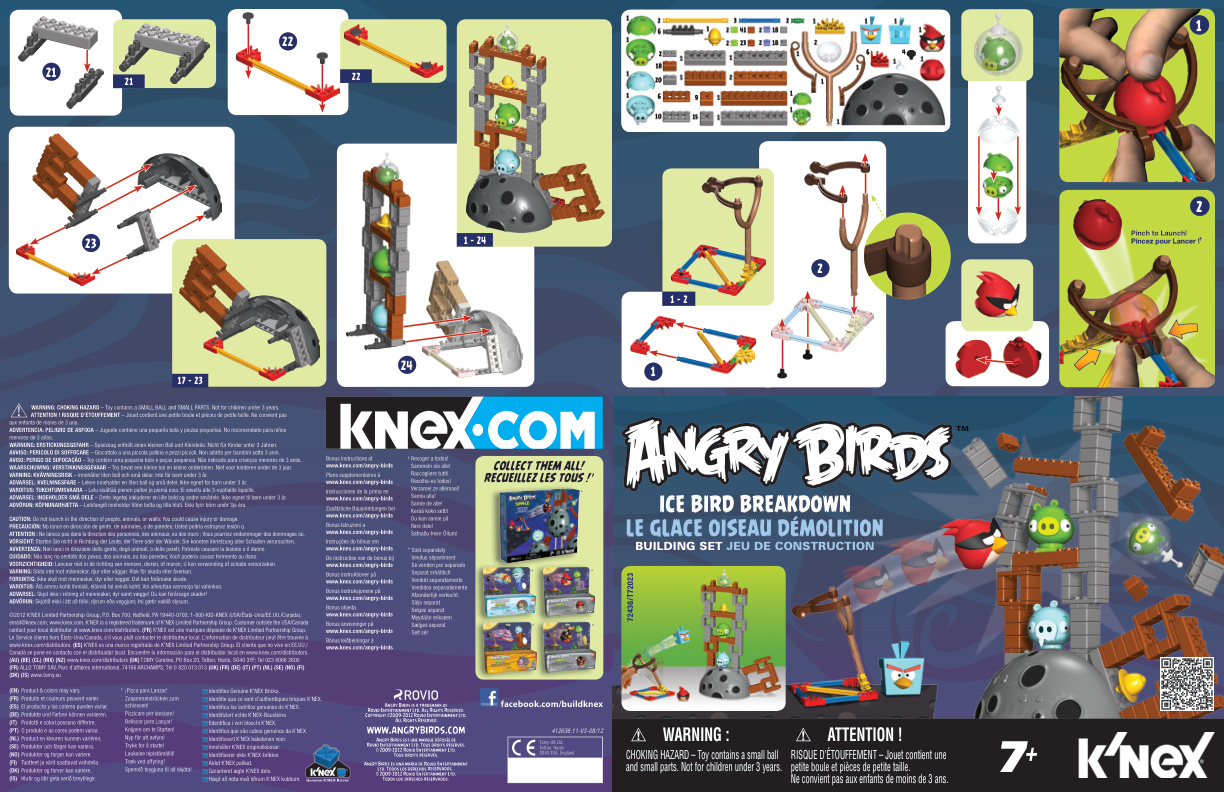 Angry Birds Ice Bird Breakdown 72436