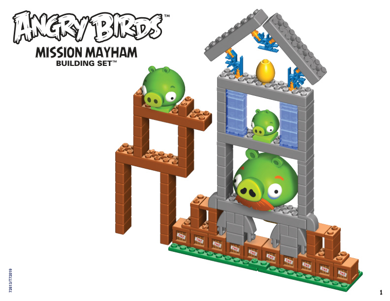 Angry Birds Mission Mayham Alt with Part Count 72613