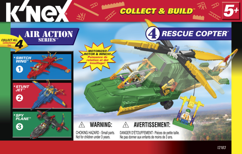 Collect and Build Air Action 4 Rescue Copter 12183