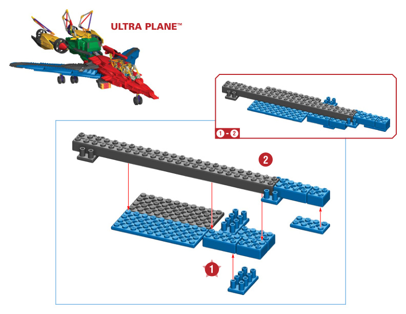 Collect and Build Air Action COMBO Ultra Plane 12181 12182 12183 12184