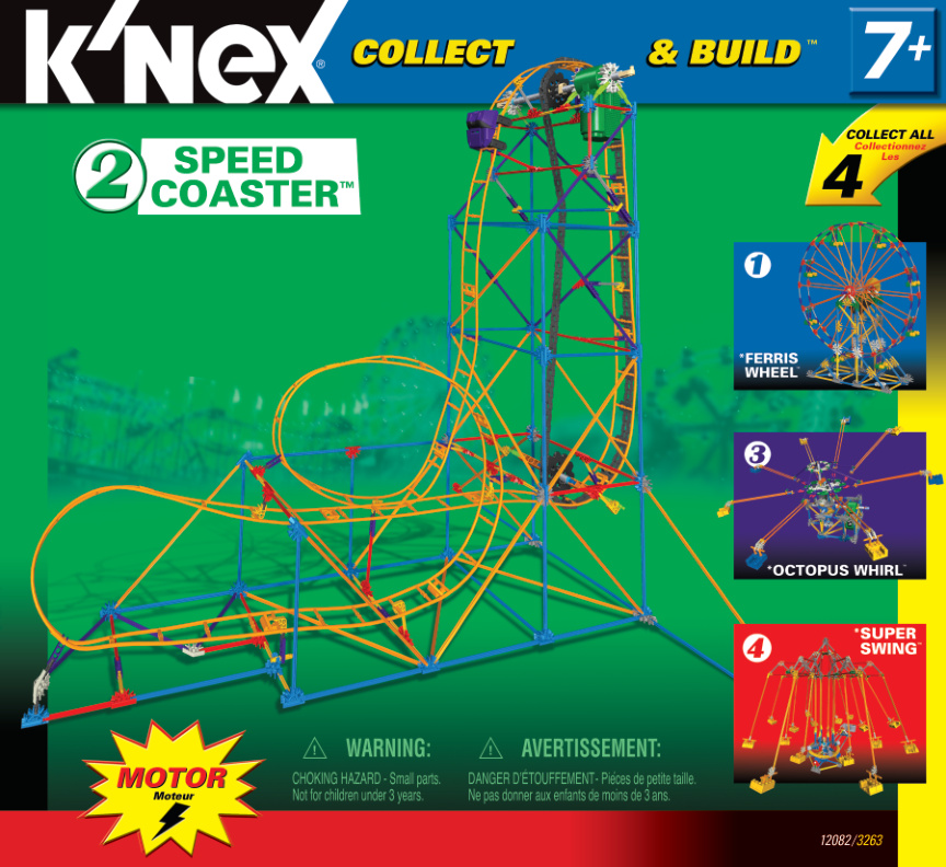 Collect and Build Amusement Park 2 Speed Coaster 12082