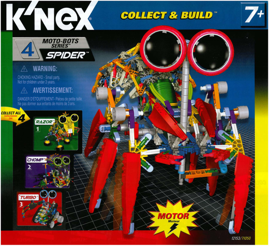 Collect and Build Moto Bots 4 Spider 12153