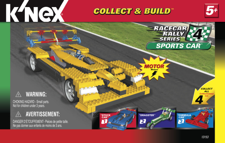 Collect and Build Racecar Rally 4 Sports Car 13153