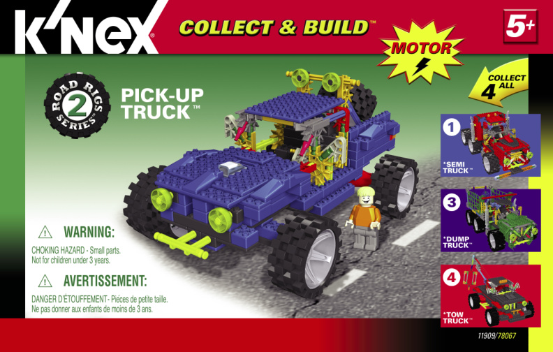 Collect and Build Road Rigs 2 Pick Up Truck 11909