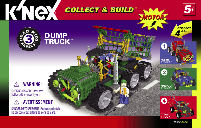 Collect and Build Road Rigs 4 Dump Truck 11908