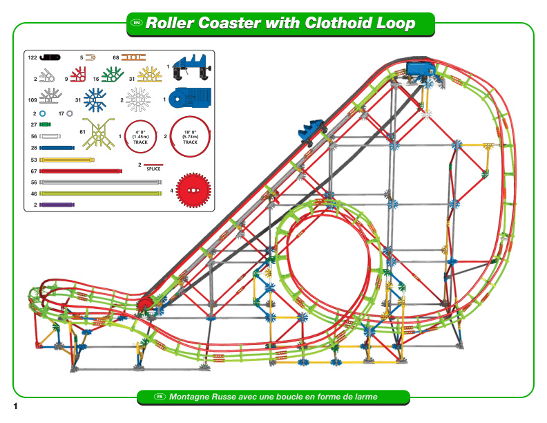 Education Amusement Park Experience Coaster with Loop 78890