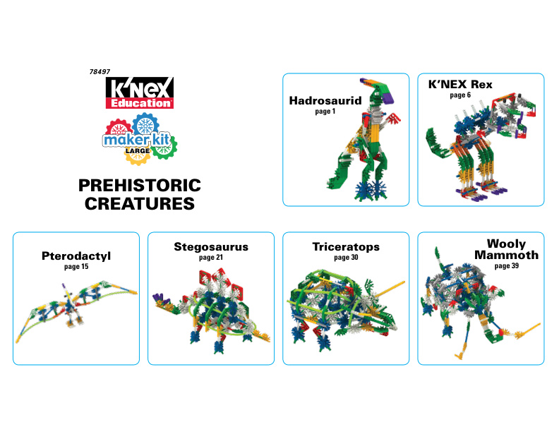 Education Maker Kit Large Alts Prehistoric Creatures 78497