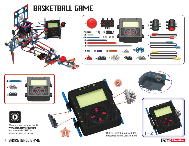 Education Robotics Alt Basketball Game 79100