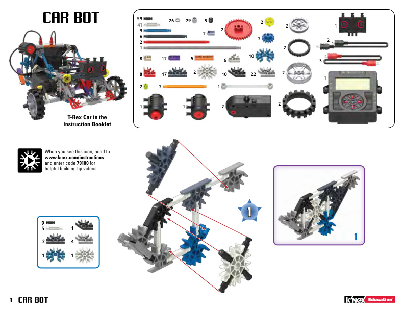 Education Robotics Alt Car Bot 79100