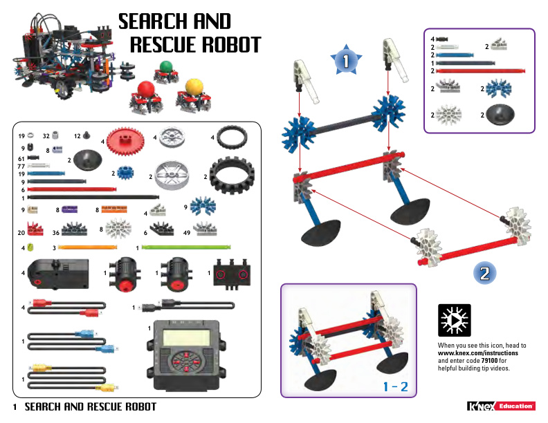 Education Robotics Alt Search and Rescue Robot 79100