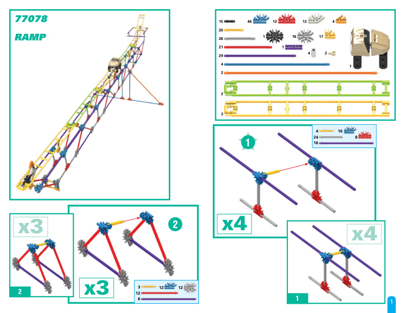 Education STEM Explorations Roller Coaster Alt Ramp 77078