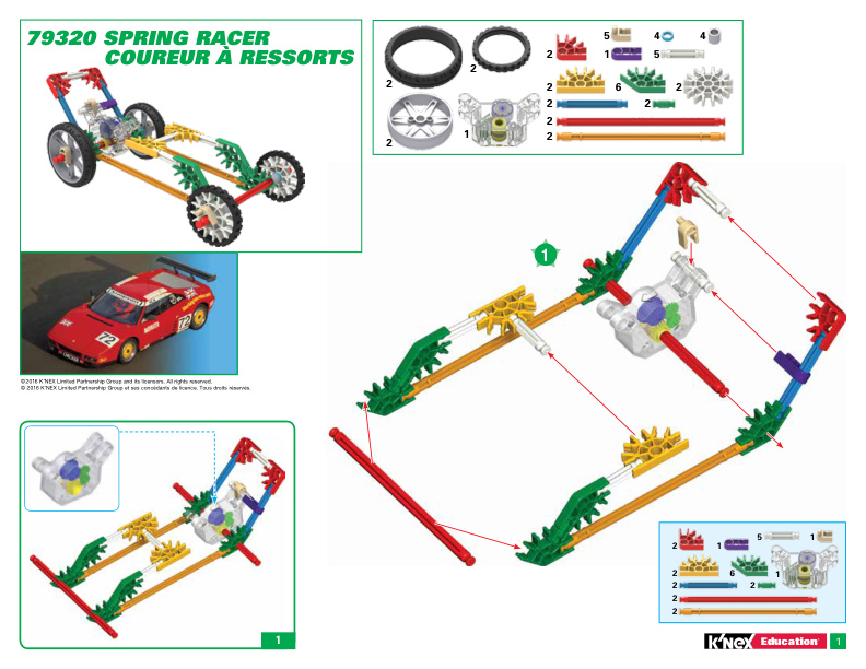 Education STEM Explorations Vehicles Alt Spring Racer 79320