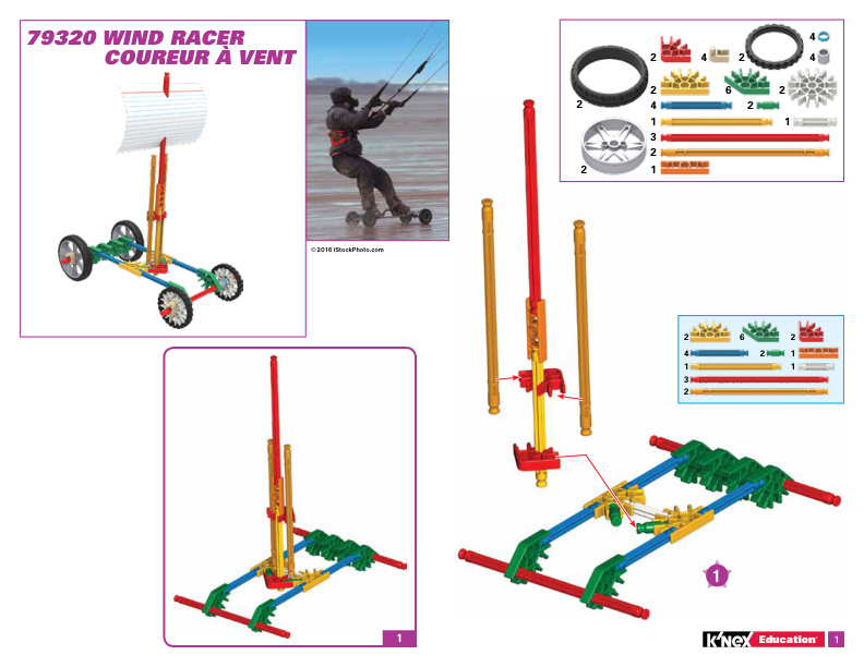 Education STEM Explorations Vehicles Alt Wind Racer 79320
