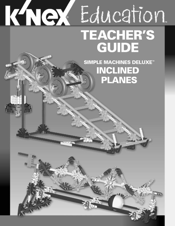 Education Simple Machines Deluxe Inclined Planes Teachers Guide 79520