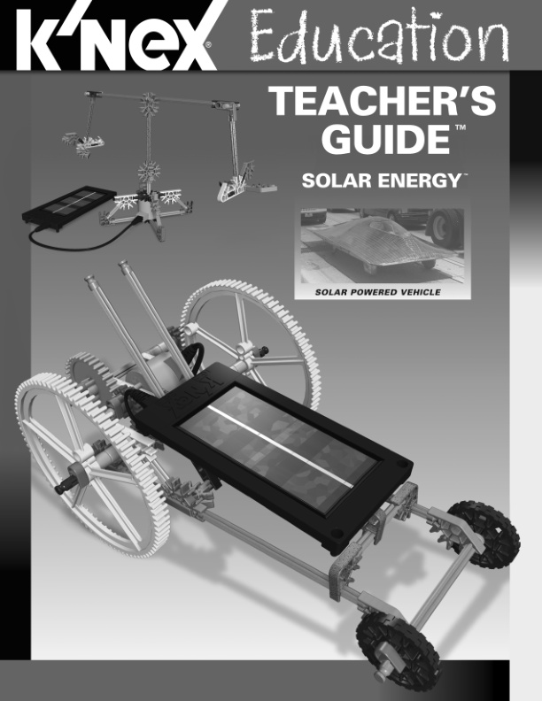 Education Solar Energy System Teachers Guide 78810