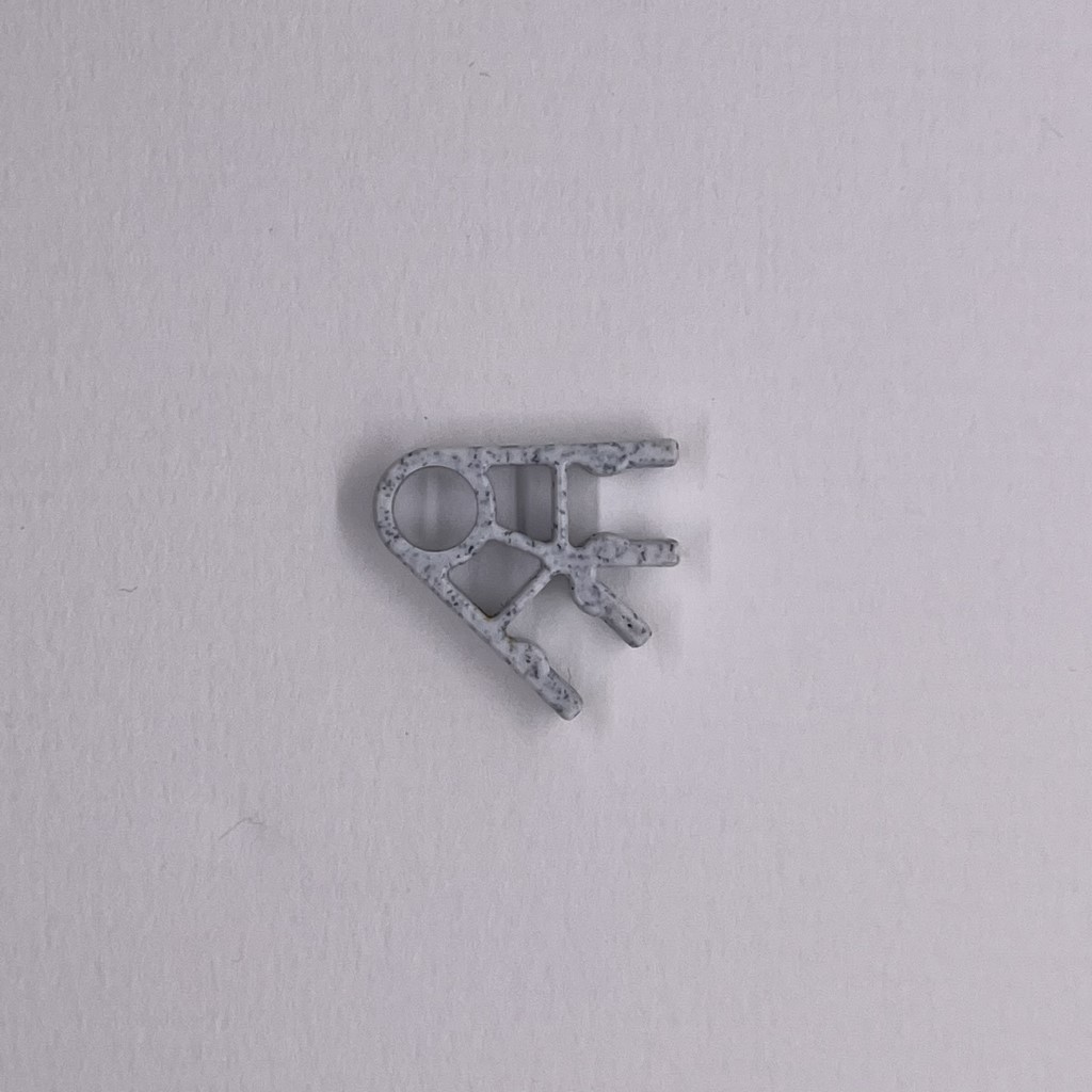 Grey Speckled Angle Connector