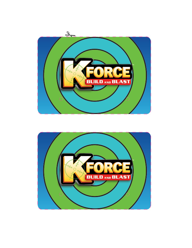 K FORCE 30 Dart Pack Targets 47528