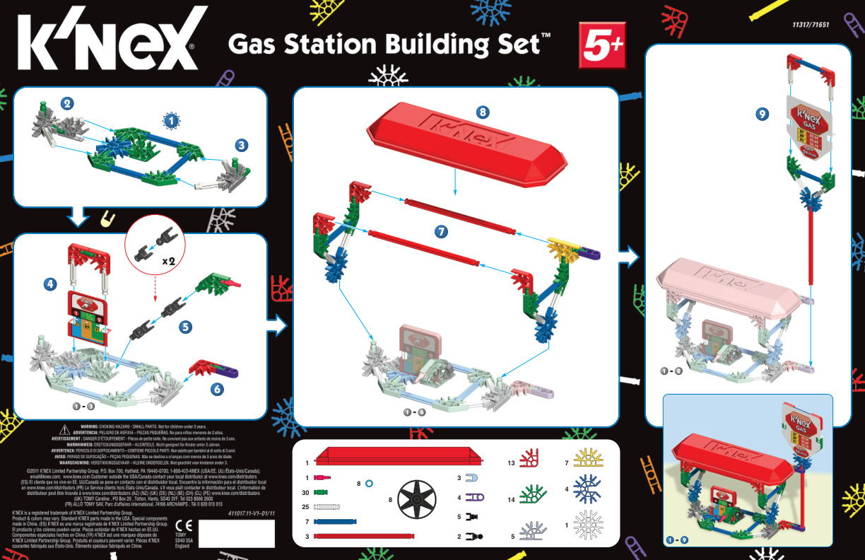 KNEX Classic Gas Station 11317