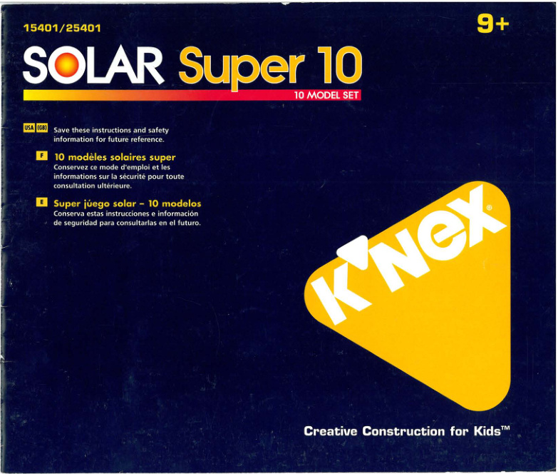 KNEX Solar Super 10 15401