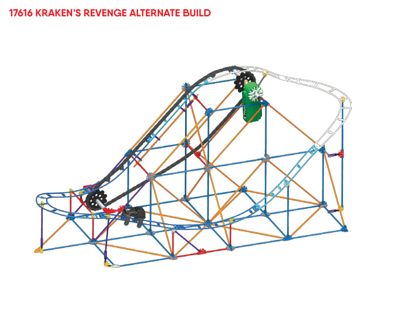 Krakens Revenge Roller Coaster Alt 17616 | Knex.Parts