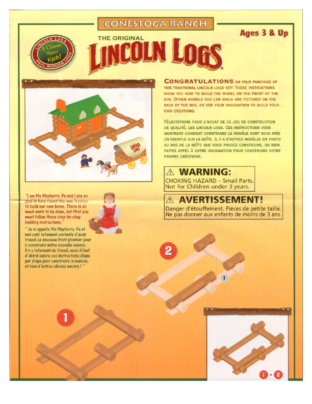 Lincoln Logs Conestoga Ranch 00941