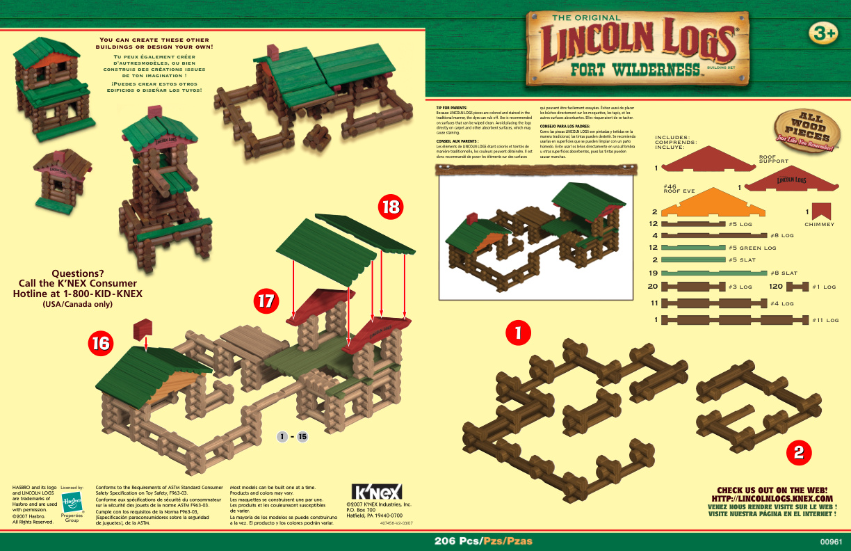 Lincoln Logs Fort Wilderness 00961