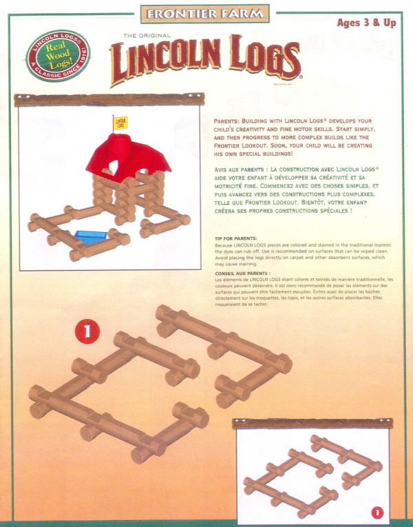 Lincoln Logs Frontier Farm 00973