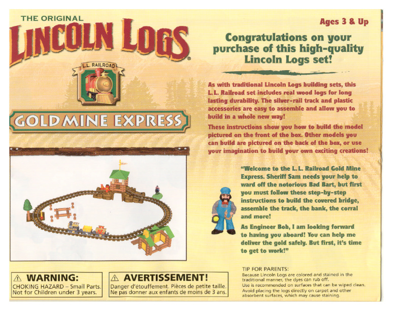 Lincoln Logs Goldmine Express 00928