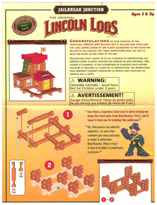 Lincoln Logs Jailbreak Junction 00964
