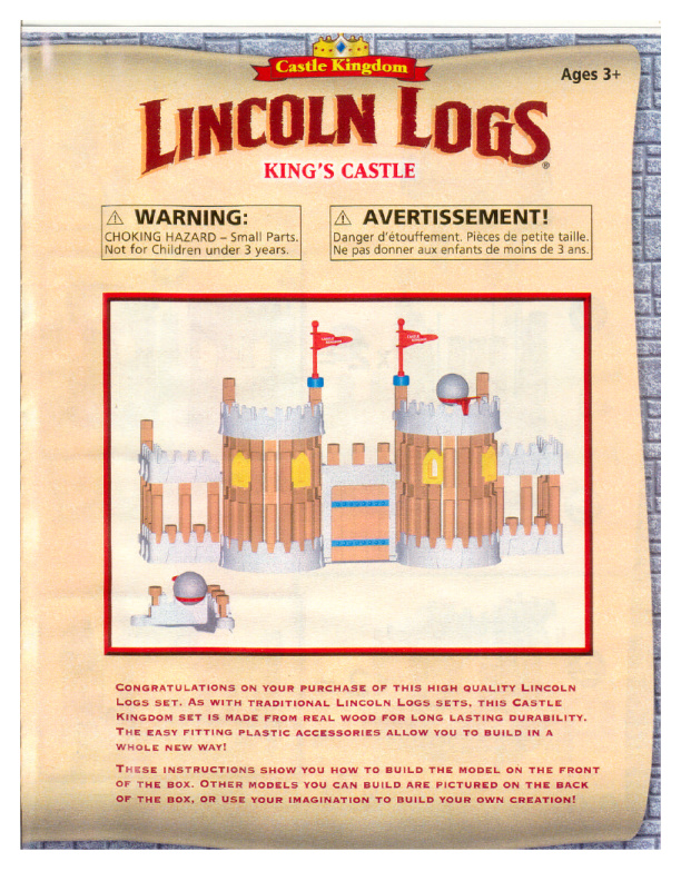 Lincoln Logs King%27s Castle 00916