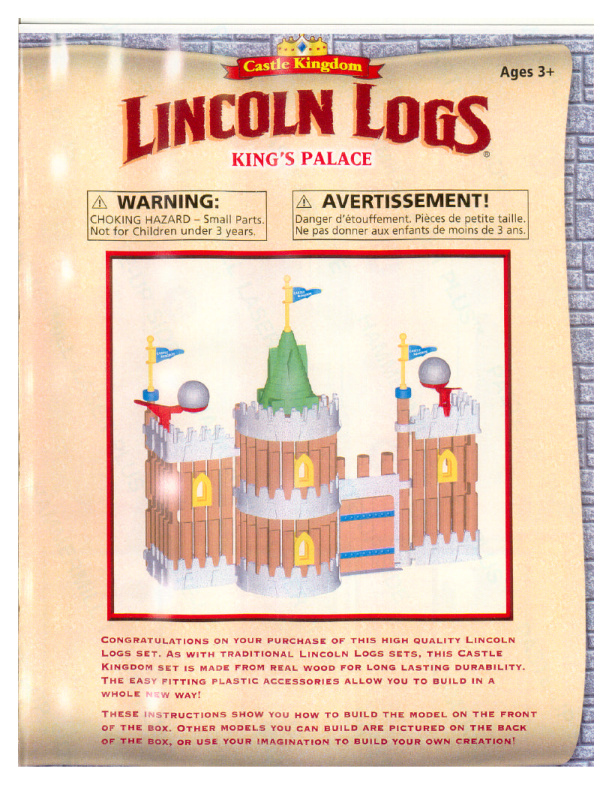 Lincoln Logs King%27s Palace 00909