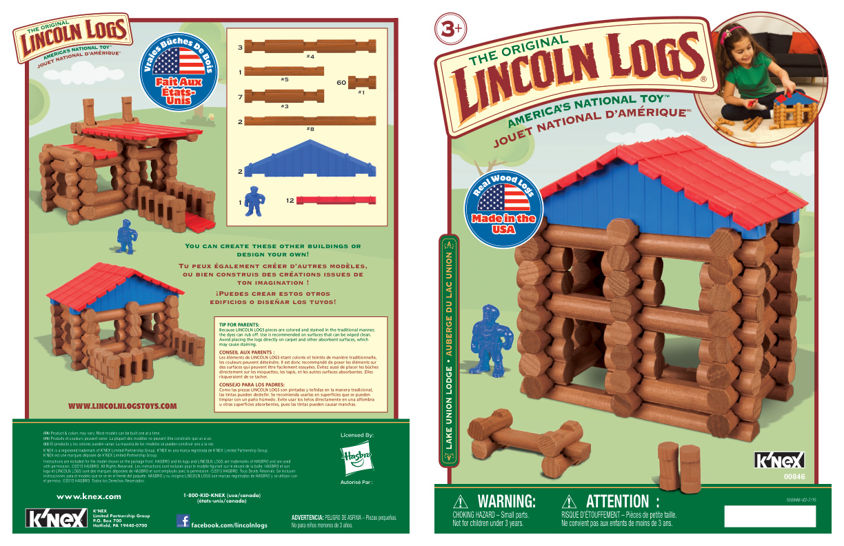 Lincoln Logs Lake Union Lodge 00846