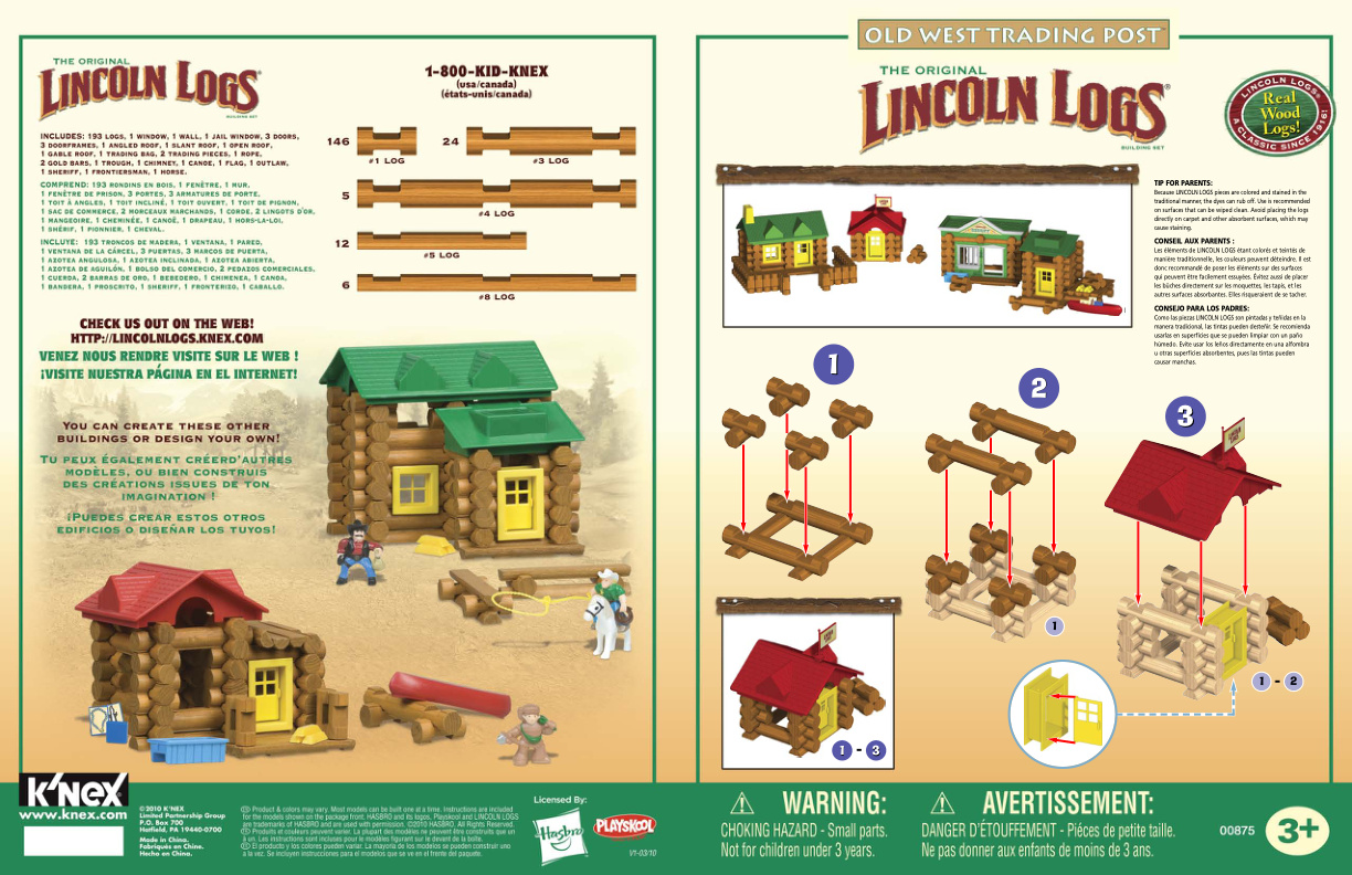 Lincoln Logs Old West Trading Post 00875