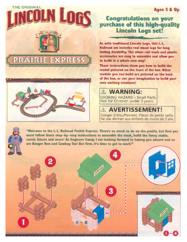 Lincoln Logs Prairie Express 00967