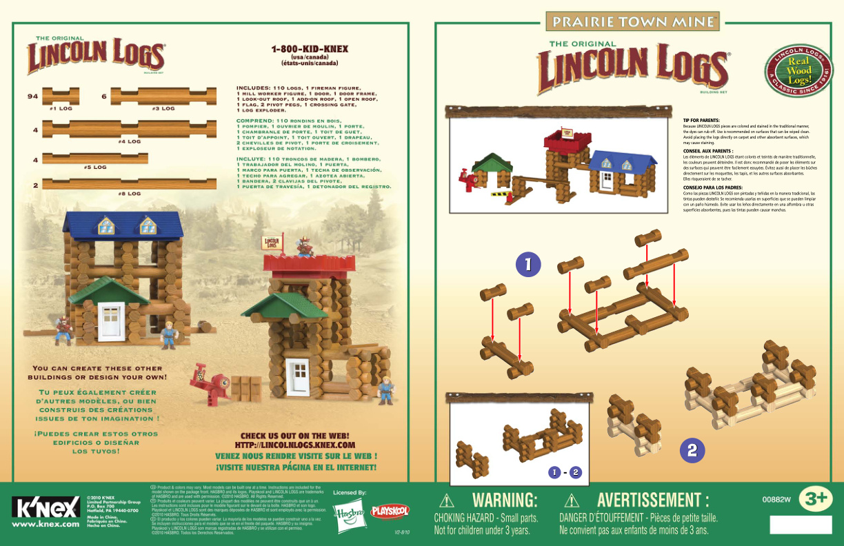 Lincoln Logs Prairie Town Mine 00882