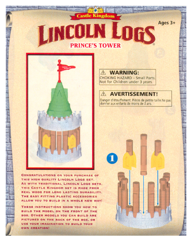 Lincoln Logs Princes Tower 00912