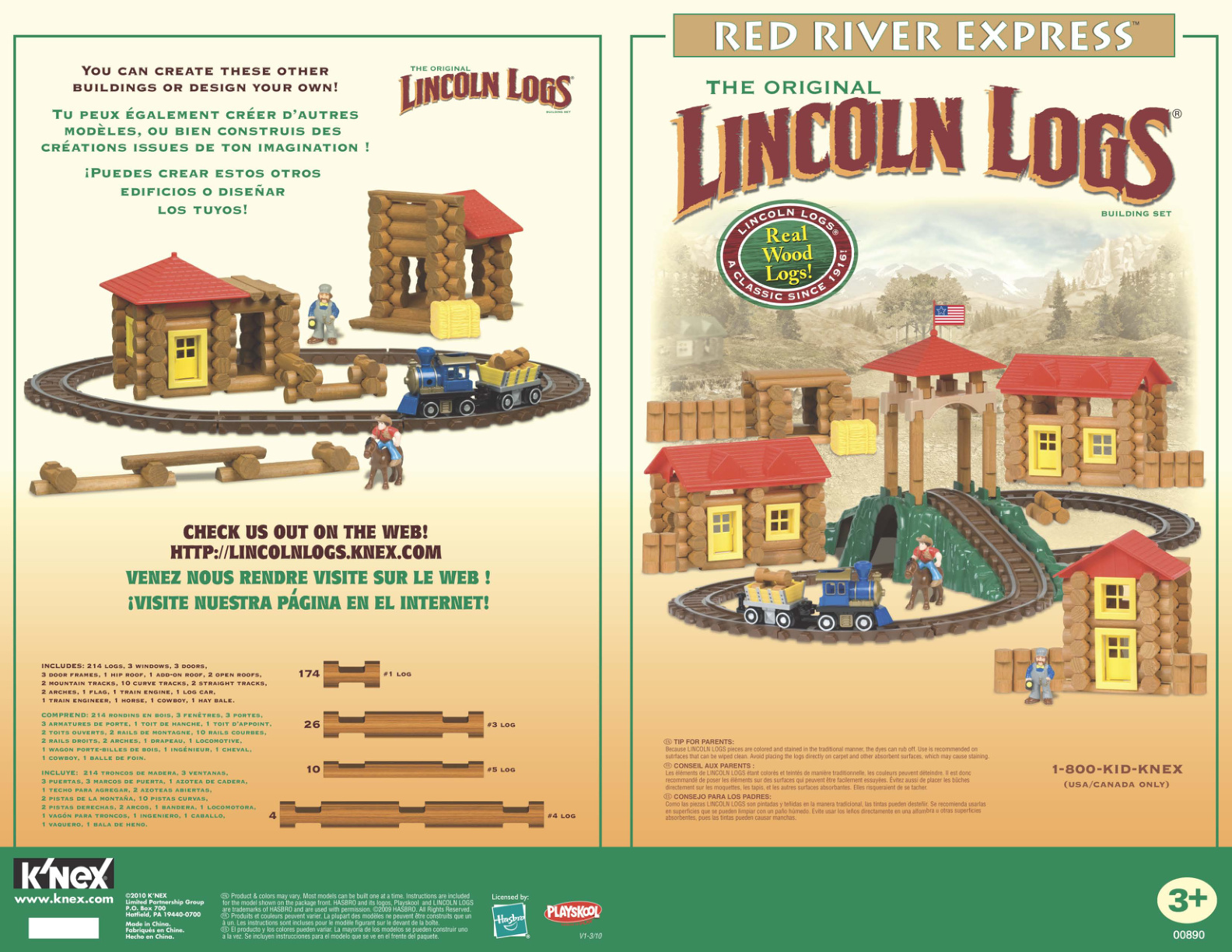 Lincoln Logs Red River Express 00890