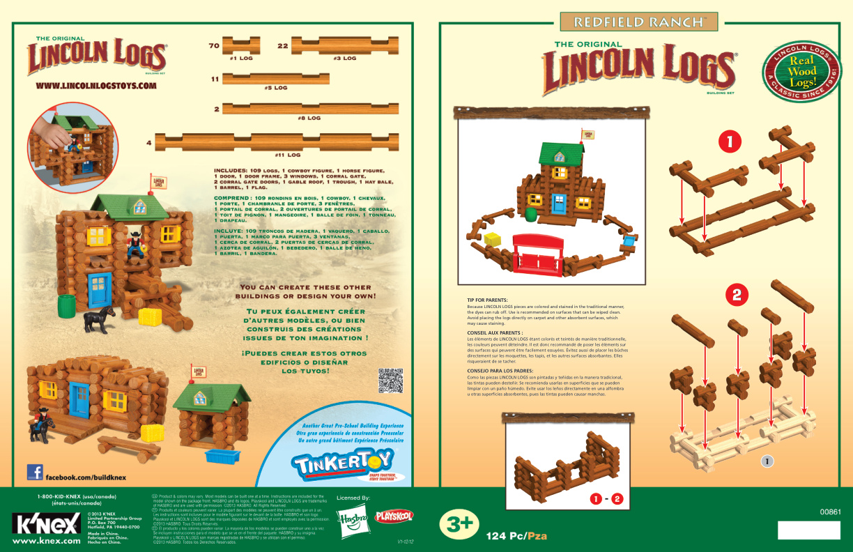Lincoln Logs Redfield Ranch 00861