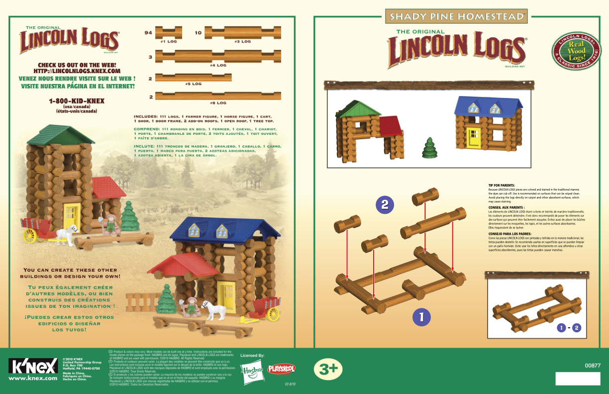 Lincoln Logs Shady Pine Homestead 00877
