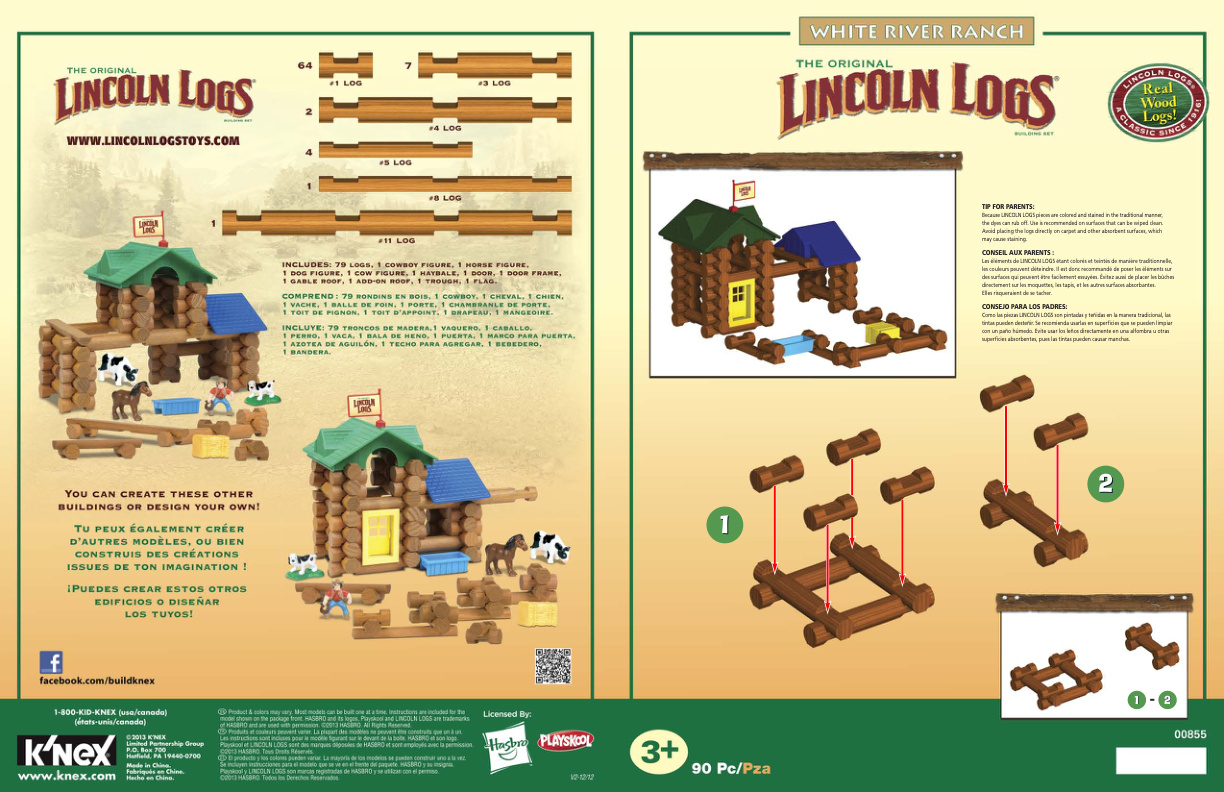 Lincoln Logs White River Ranch 00855