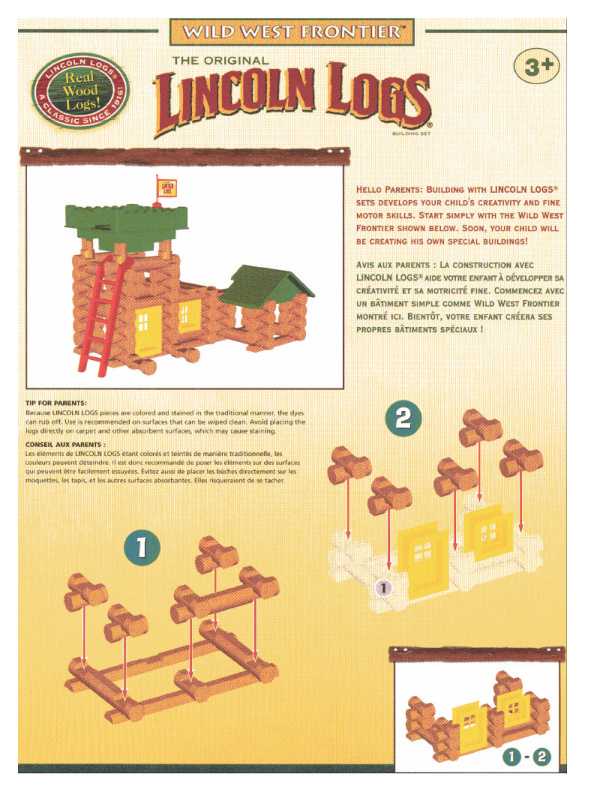 Lincoln Logs Wild West Frontier 00933
