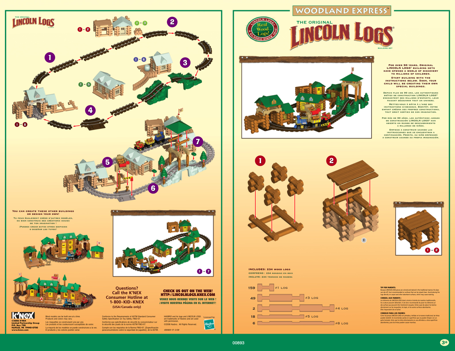 Lincoln Logs Woodland Express 00893