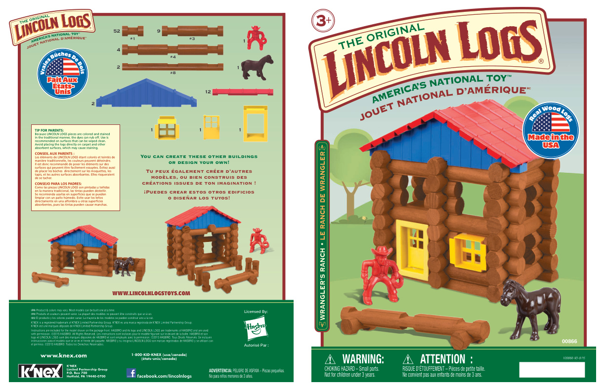 Lincoln Logs Wranglers Ranch 00866