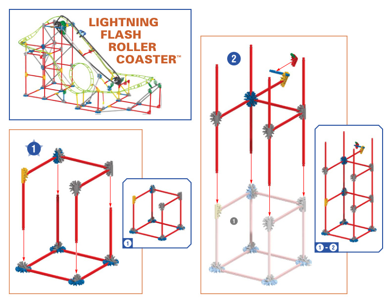 Loopin Lightning Roller Coaser Alt Lightning Flash Coaster 50025