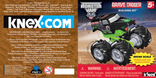 Monster Jam Grave Digger Micro 57035